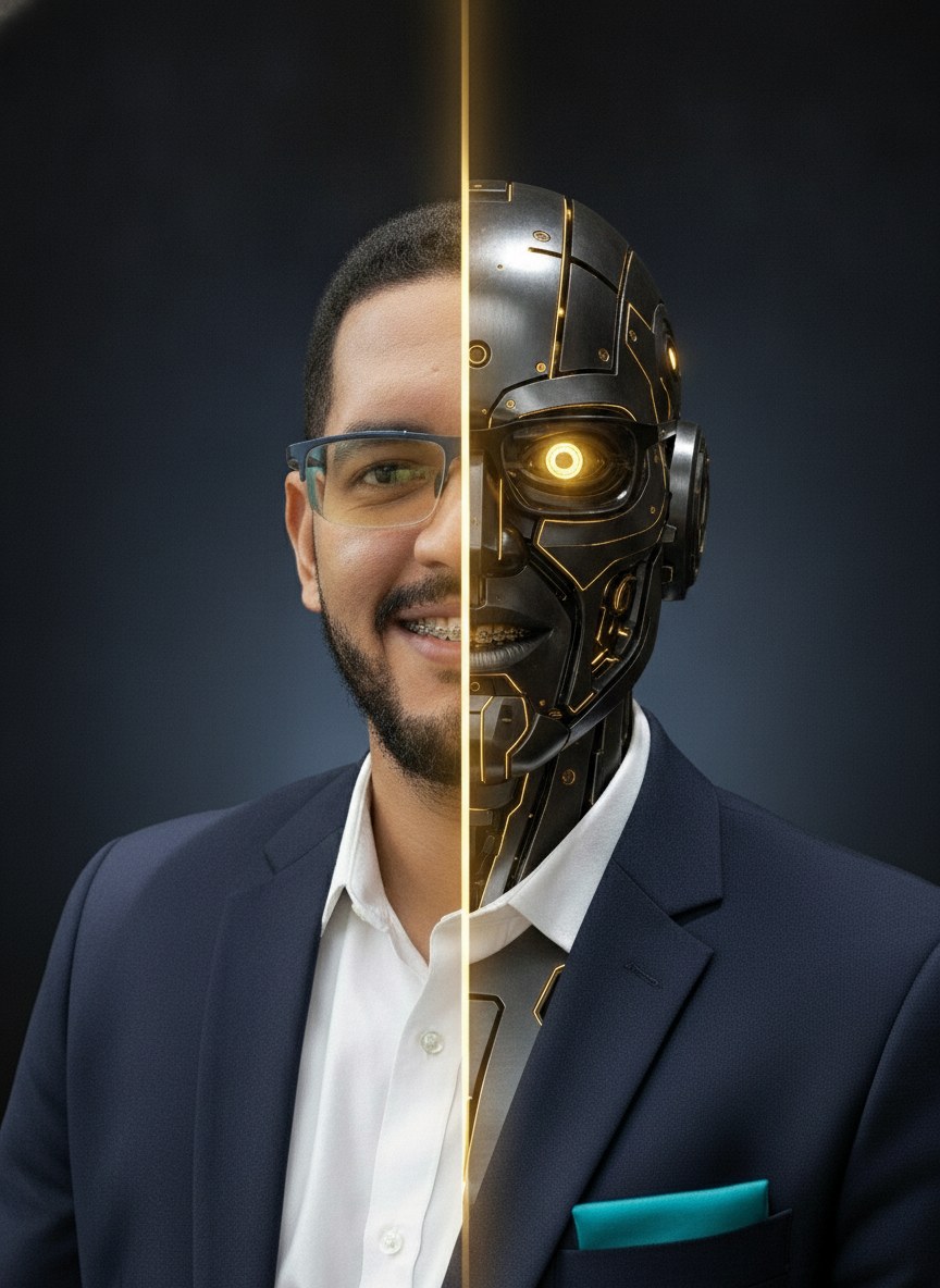 Salatiel meio humano meio máquina